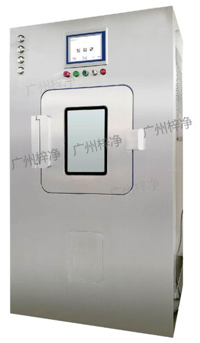 VHP滅菌傳遞窗采用專門的滅菌介質(zhì)給予系統(tǒng)使過氧化氫等離子體更均勻，達到滅菌效果。